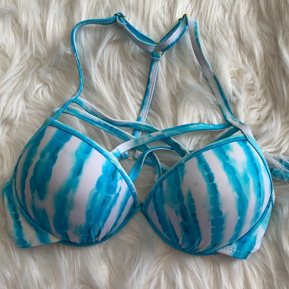 Catalina Other - Turquoise & white Collections by Catalina brand high waisted push up bikini